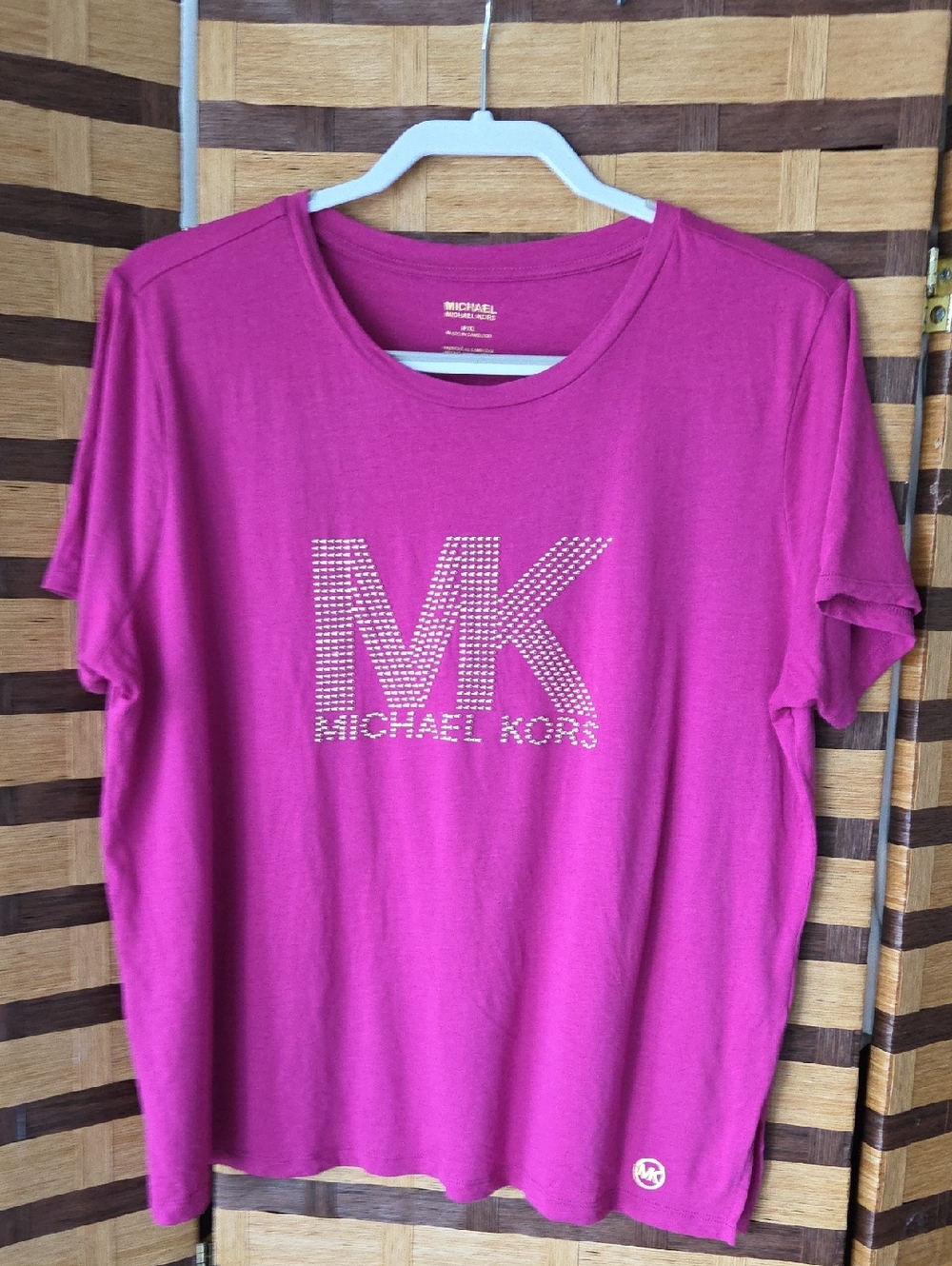 Michael Kors Fuchsia Crewneck Tee